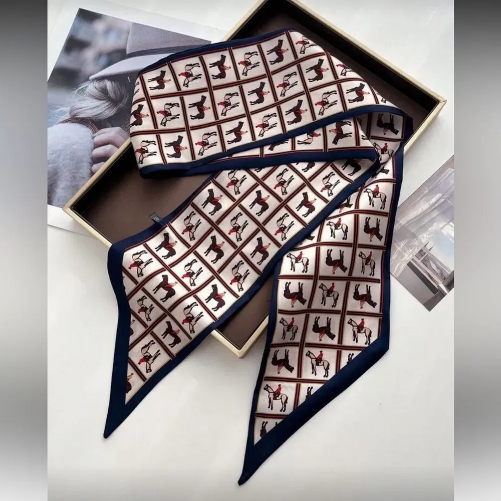 Horse print Scarf P58
